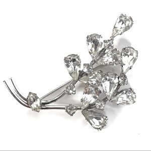 Major Sparkle Vintage Crystal Rhinestone Brooch